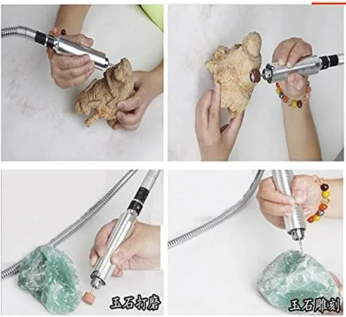 Miniatura 5 de 220V TM-2 Gem Jewelry Rock Pulido Banco Torno y Pulidora Juego de máquina