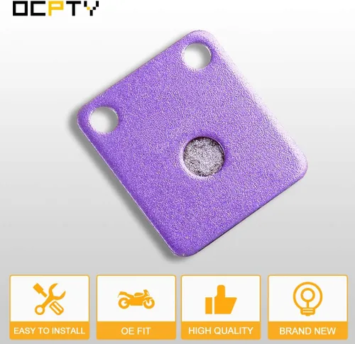 Miniatura 2 de OCPTY Pastillas de freno de fibra de carbono para Yamaha Grizzly 350 YFM350FGI 4x4 IRS/YFM350G 2007 08 2009 para Yamaha Big Bear 250 YFM250B