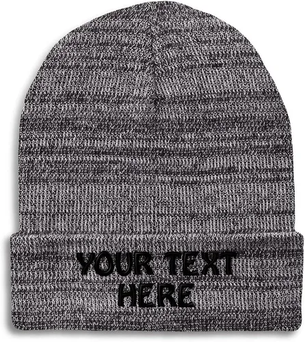 Miniatura 38 de Gorro de invierno para hombres y mujeres, gorro de acrílico con texto personalizado personalizado
