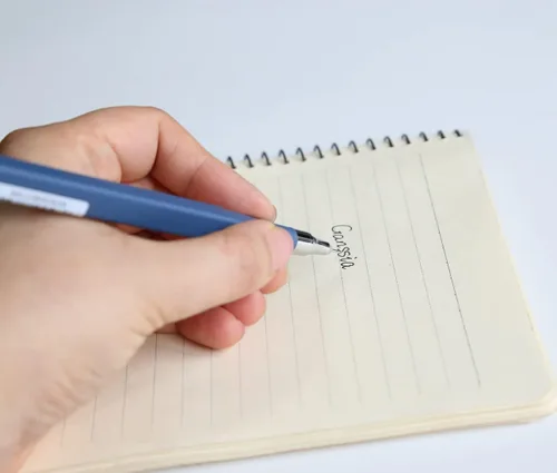 Miniatura 7 de Bolígrafos de tinta de gel de color sólido, punta cuadrada de 0.020 in, bolígrafo de gel para escribir firma, paquete de 6