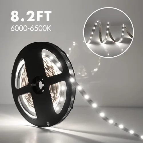 Miniatura 3 de Sensky Kit de Iluminación de Tira LED con Sensor de Movimiento Bajo Gabinete, Tira de Luz LED con Sensor de Movimiento, Adaptador de Corriente