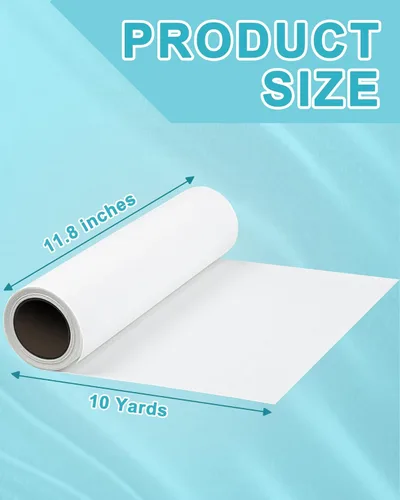 Miniatura 2 de PLANTIONAL Película adhesiva para planchar de doble cara: 11.8 pulgadas x 10 yardas de peso medio Parche a presión de doble cara Parche de fusión