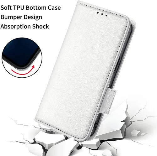 Miniatura 7 de Funda de cuero para iPhone 11 de 6.1 pulgadas, funda de cuero con 3 ranuras para tarjetas de crédito, función atril con tapa para iPhone 11 de 6.1