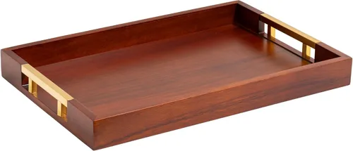 Miniatura 17 de Home Redefined - Moderna y elegante bandeja rectangular de 17.5 x 12 pulgadas, estilo shagreen, color azul bebé claro, con aspecto de cuero falso