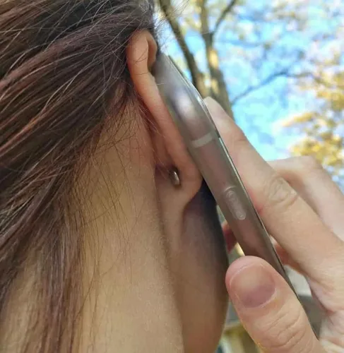 Miniatura 7 de Aretes ComfyEarrings con tuerca y cristales CZ de 0.15 pulgadas