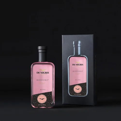 Miniatura 3 de De Nigris Excellence Line Vinagre de vino tinto dulce Roseoro, 8,5 oz (8.5 fl oz) con vinagre balsámico de Módena Italia, condimento agridulce