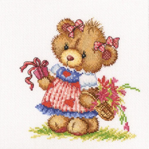 RTO Kits de bordado de punto de cruz para adultos y niños, para hacer realidad los sueños 6.3x6.9 in/6.3x6.9 14CT