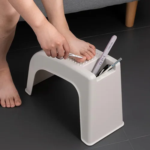 Miniatura 5 de Hedume Paquete de 2 reposapiés de ducha, soporte para pedicura fácil, taburete de ducha para afeitarse piernas, baño, manicura, antideslizante