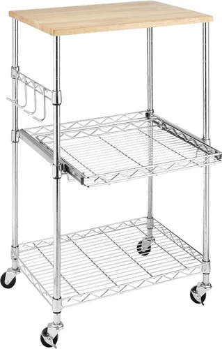 Miniatura 11 de Carrito con ruedas con 3 estantes para almacenar utensilios para hacer la colada, de Whitmor