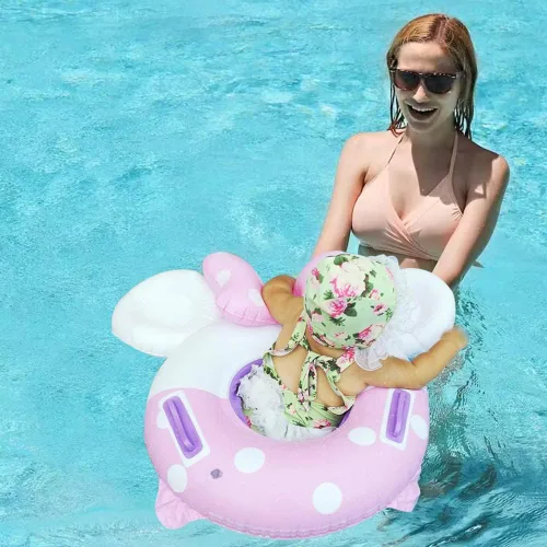 Miniatura 3 de Nuevos flotadores de piscina para bebés de UMBWORLD para niños pequeños de 8 a 48 meses, hasta 44lb, anillo de natación inflable con asiento