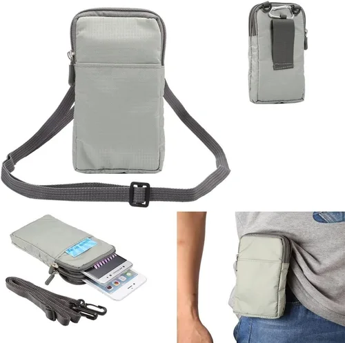 Miniatura 3 de Bolso cruzado universal para teléfono celular, bolsa de cinturón para deportes al aire libre, funda para llevar teléfono móvil, con correa