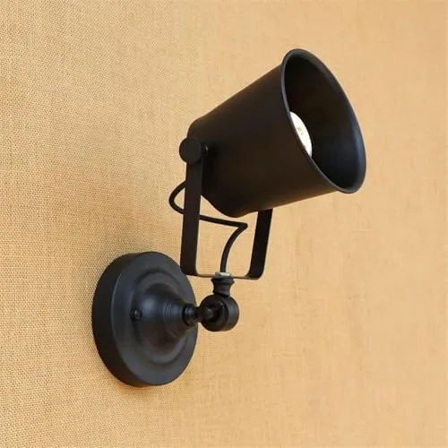 Miniatura 2 de Luces de pared LED industriales retro, aplique de bombilla E27 para dormitorio y sala de estar, accesorio decorativo hacia arriba, iluminación