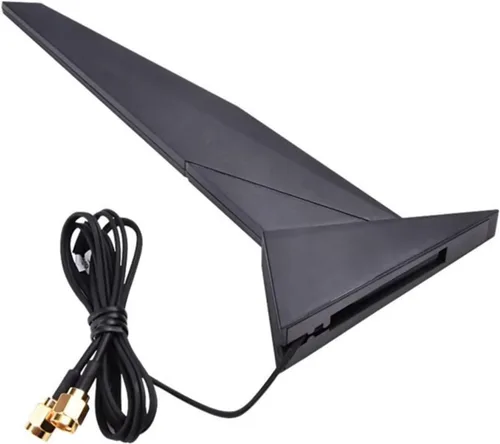 Miniatura 7 de TECKEEN Antena WiFi de doble banda para Asus Z390 Z490 X570 placa base 2T2R, 2.4G/5G WiFi6e antena con cable de extensión, magnética en la parte