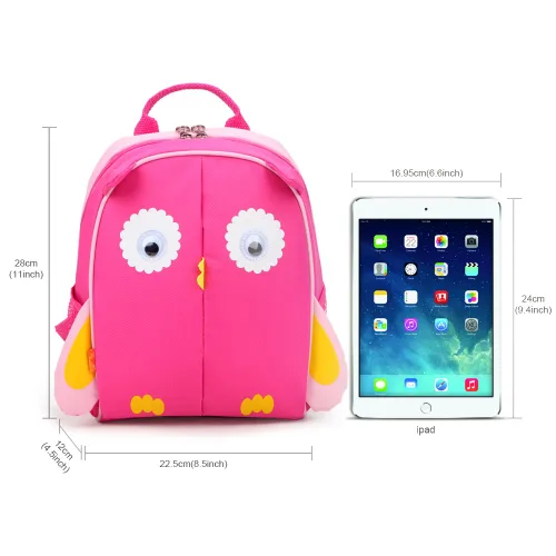 Miniatura 39 de Yodo, Bolsa para almuerzo aislada y mochila preescolar infantil, con correa de arnés de seguridad para niños o niñas, Dinosaur