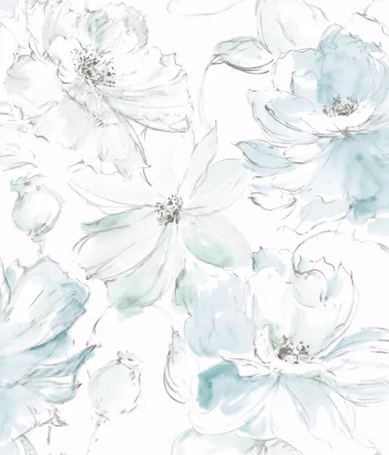Miniatura 9 de York Wallcoverings PSW1530RL - Papel tapiz para despegar y pegar, color gris floral Dreams, color beige