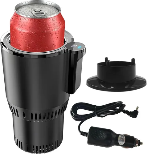 Calentador inteligente para automóvil y tazas frías|Portavasos para automóvil|Tazas de calentamiento térmico rápido|Tazas de enfriamiento rápido