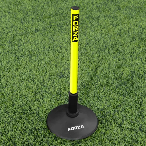 Miniatura 50 de FORZA Slalom - Bastones de agilidad Mejora la resistencia, la velocidad y el juego de pies Opciones de color, tamaño y base de goma disponibles