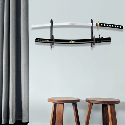 Miniatura 7 de Soporte de espada, gancho de espada, gancho de montaje en pared, soporte de exhibición de espada samurái acrílico para Katana Tanto Genji Wakizashi