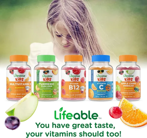 Miniatura 5 de Lifeable Biotin Kids + probiótico 2 mil millones de UFC para niños, paquete de gomitas – Gran sabor, suplemento vitamínico, sin gluten, sin OMG