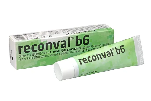 Crema Reconval B6 que protege la piel contra la inflamación post-radioterapia y el síndrome mano-pie durante el tratamiento oncológico
