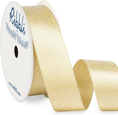 Miniatura 22 de Ribbli Cinta negra de doble cara, purpurina de lujo, 3/8 pulgadas x 10 yardas, cinta de boda para manualidades, envoltura de regalos y decoración