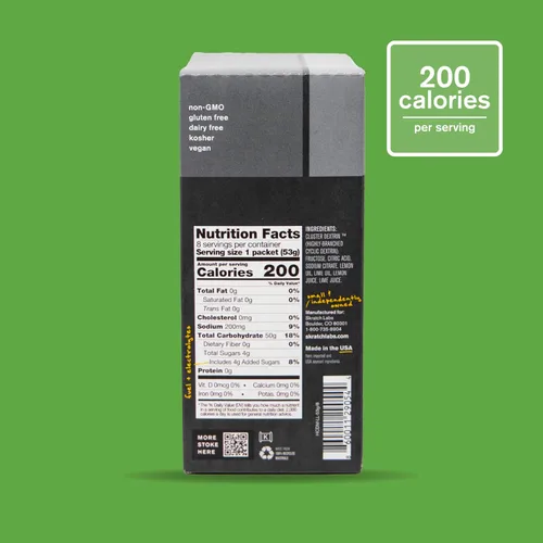 Miniatura 2 de Skratch Labs Paquetes de mezcla de bebidas súper altas en carbohidratos, polvo de carbohidratos, dextrina y electrolitos en racimo, energía