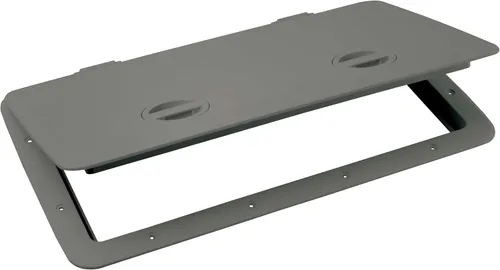 Miniatura 4 de Tempress - 1115 - Escotilla de leva sin cerradura, color blanco. Gris