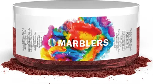 Miniatura 49 de MARBLERS - Polvo de mica de grado cosmético, nacarado, no tóxico, vegano, libre de crueldad, sombra de ojos, esmalte de uñas, arte de uñas, [Gris]