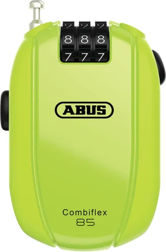 Miniatura 9 de ABUS Combiflex Cable Lock - Cerradura para asegurar esquís, casco, cochecito y equipaje - Viaje 49.2-49.2 in de largo - 0.118 in de espesor