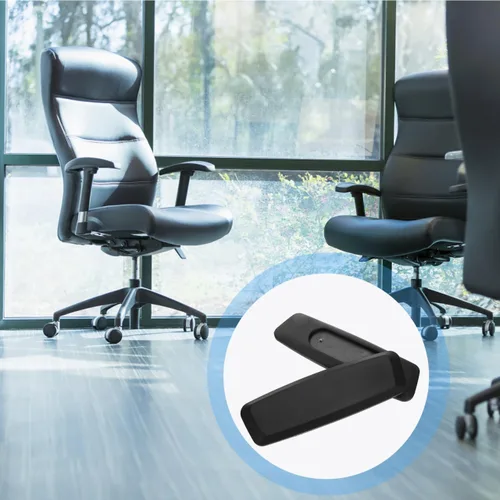 Miniatura 3 de Reemplazo de reposabrazos de elevación giratoria para sillas de oficina, almohadillas de cuero PU, cómodas y ajustables para silla de computadora
