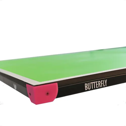 Miniatura 4 de Butterfly Mesa de ping pong junior – Mesa de tenis de mesa de tamaño 3/4 – Mesa de juego ahorradora de espacio para sala de juegos – Mesa de ping