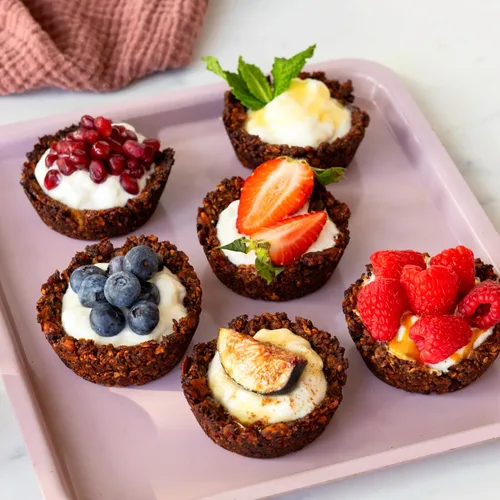 Miniatura 13 de Struesli Cacao + Café Orgánica Granola, Sin Granos y Sin Gluten, Bocadillos Saludables con Cacao, Café, Frutos de Chufa, Nueces Pecanas, Nueces