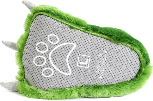Miniatura 5 de Millffy Divertidas pantuflas de oso con patas de dinosaurio para adultos, pantuflas de dinosaurio para niños pequeños y adultos