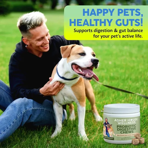 Miniatura 7 de Suplemento masticable digestivo probiótico para perros