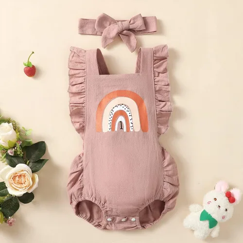Miniatura 65 de Shalofer Traje de primer cumpleaños para bebé niña con diadema