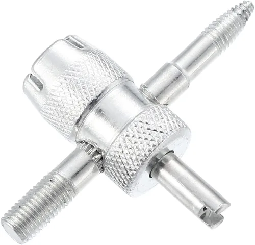 Miniatura 5 de X AUTOHAUX 4 unids 4 en 1 Válvula Core Herramientas de válvula de neumático multifuncional Llave de válvula para neumático de automóvil Tire Stem