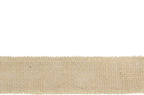 Miniatura 5 de Cinta de arpillera de 1-1/2 pulgadas, cinta para manualidades en carrete, 10 yardas, natural
