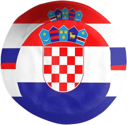 Miniatura 4 de Sombrero de pescador croata con bandera de Croacia, gorra de pescador croata para exteriores para mujeres y hombres Bandera de Croacia-g006