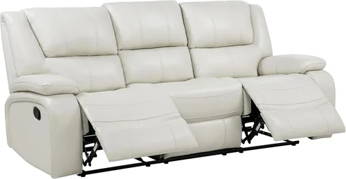 Miniatura 11 de Coaster Home Furnishings Camila - Madera y piel sintética - Sofá reclinable con movimiento manual, brazos acolchados de almohada y asiento Negro