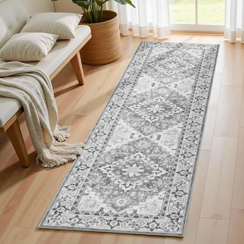 Miniatura 45 de Lofus 8x10 Alfombras de área para sala de estar, alfombra de área lavable, alfombras para dormitorio, cocina, alfombra vintage boho, alfombra suave