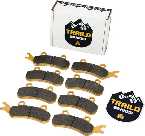 Traild Can-Am Maverick X3, Maverick MAX, Maverick Sport, Maverick Trail, Juego de pastillas de freno de cerámica delanteras y traseras 2017-2026