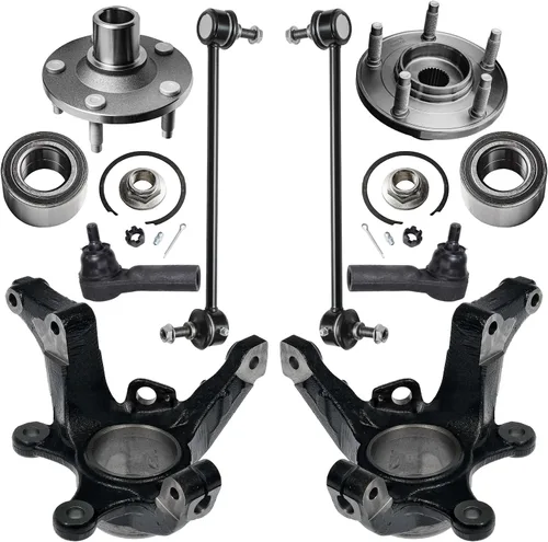 Miniatura 109 de Detroit Axle - Nudos de dirección delanteros de 2.5L de 2 piezas para Toyota 12-17 Camry, 2 nudos de dirección y conjunto de rodamiento de rueda