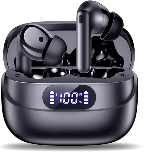 Miniatura 9 de Auriculares inalámbricos, 42H de tiempo de reproducción, auriculares Bluetooth 5.3, auriculares con cancelación de ruido de llamada estéreo HiFi