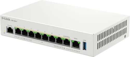 Miniatura 15 de D-Link Guardian 600 PoE Multi-Gig Business Router (DBR-600-P), enrutador premium con conmutación por error Multi-WAN, cortafuegos SPI, LAN PoE+ de 8