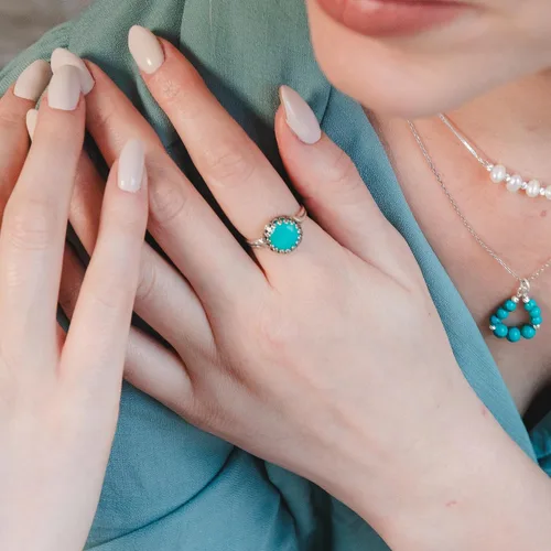 Miniatura 57 de 925 Sterling Silver Gemstone Rings for Women - Anniversary Rings for Women - Sterling Silver Rings for Women - Dainty Sterling Silver Rings