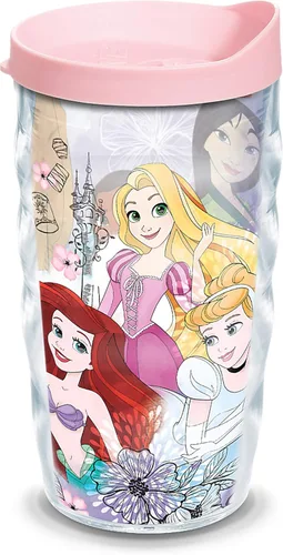 Tervis Disney - Vaso aislado de doble pared hecho en Estados Unidos mantiene las bebidas frías y calientes, 10 onzas, ondulado, clásico Vaso para