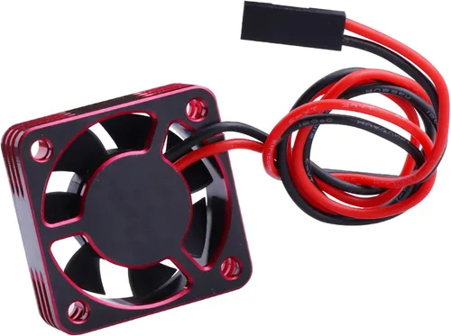 Miniatura 7 de Ventilador de enfriamiento de motor RC de 1.181 in Disipador de calor Ventilador de enfriamiento ESC de alta velocidad sin escobillas para coche RC