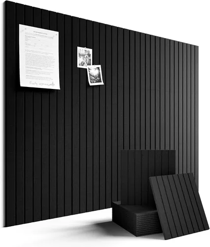 Miniatura 97 de Tablero de anuncios de fieltro grande de 36 x 24 pulgadas, alternativa al tablero de corcho – Paquete de 6 con 40 pestañas adhesivas extraíbles