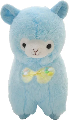 Miniatura 10 de Lindo y suave peluche de pajarita de alpaca, cojín de juguete, llama, cordero, juguete de peluche, juguetes de muñeca, el mejor cumpleaños