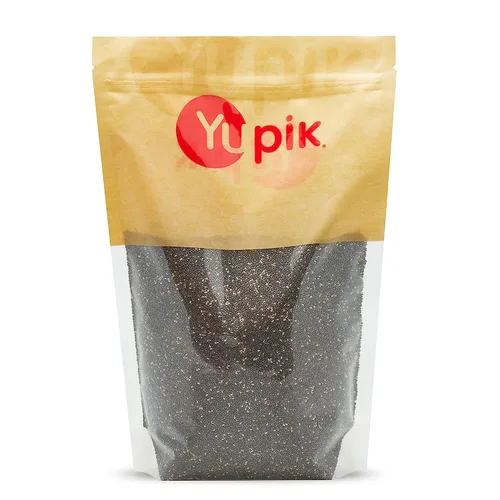 Miniatura 5 de Yupik Semillas de chía blanca cruda, 2.2 libras (35.2 onzas), sin gluten, kosher, veganas, semillas naturales, superalimento a base de plantas, rico
